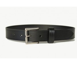 Mens Leather Belt Black 30mm -107E